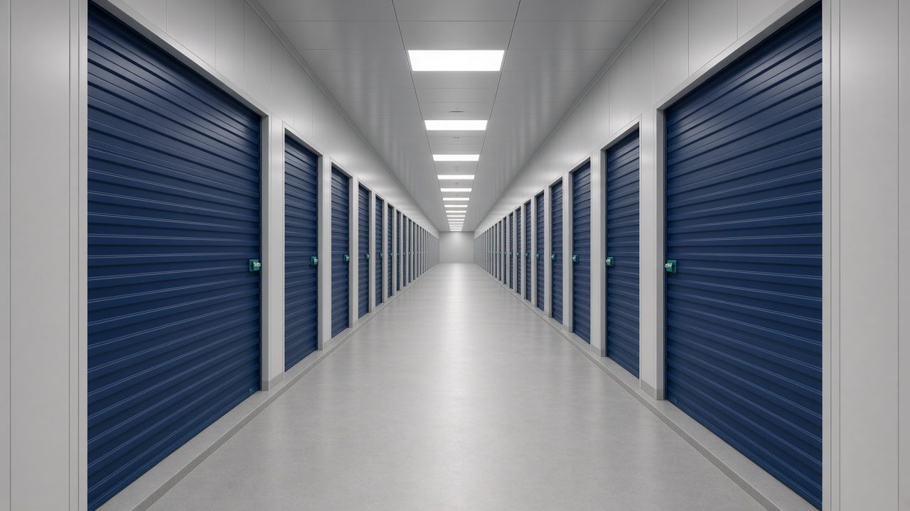 Illustratives Bild — Selfstorage-Gang
